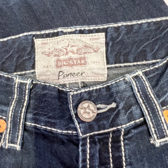 👖|•BIG⭐️STAR•| Pioneer Bootcut Jeans Size 33x31👖 - Picture 6 of 13
